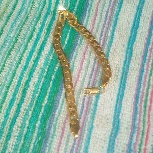 Gold filled Cuban link Bracelet